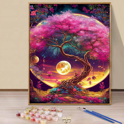 Moon  - Paint by Numbers -40x50cm