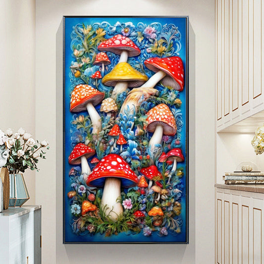 Mushroom- Full Round Diamond Painting - 40x70cm