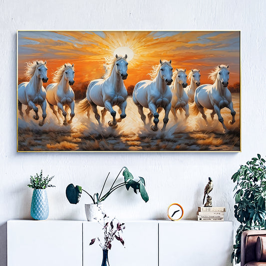 Horse - Full Round Diamond Painting - 70x40cm