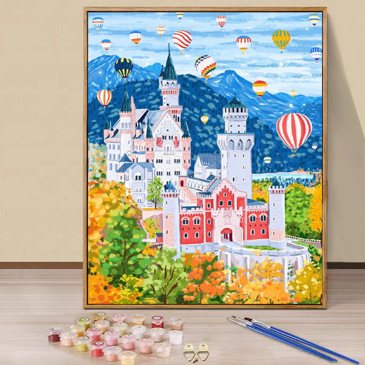 Castle  - Paint by Numbers -40x50cm