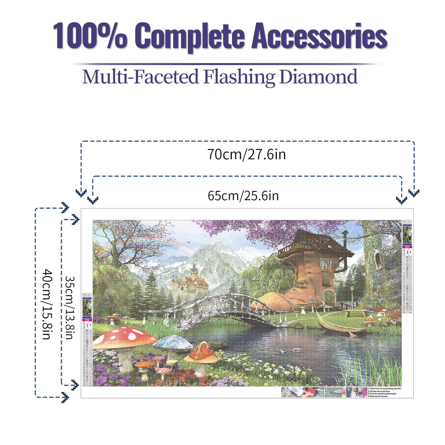 House - Full Round Diamond Painting - 70x40cm
