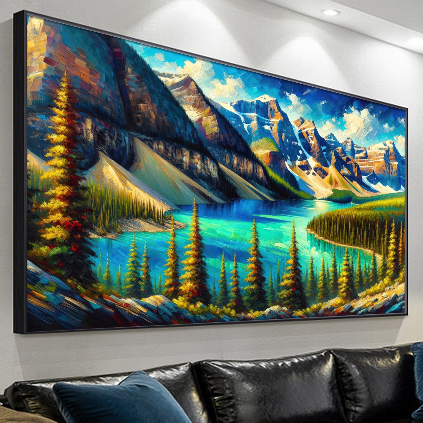 Mountain - Full Round Diamond Painting - 70x40cm