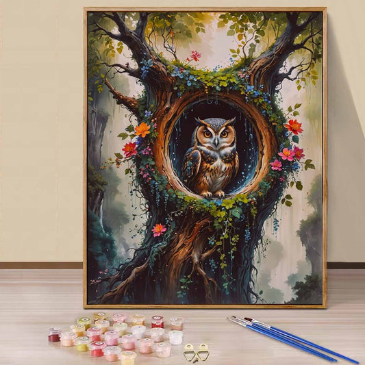 Owl - Paint by Numbers -40x50cm
