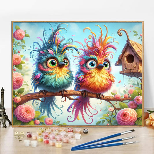 Bird  - Paint by Numbers -50x40cm