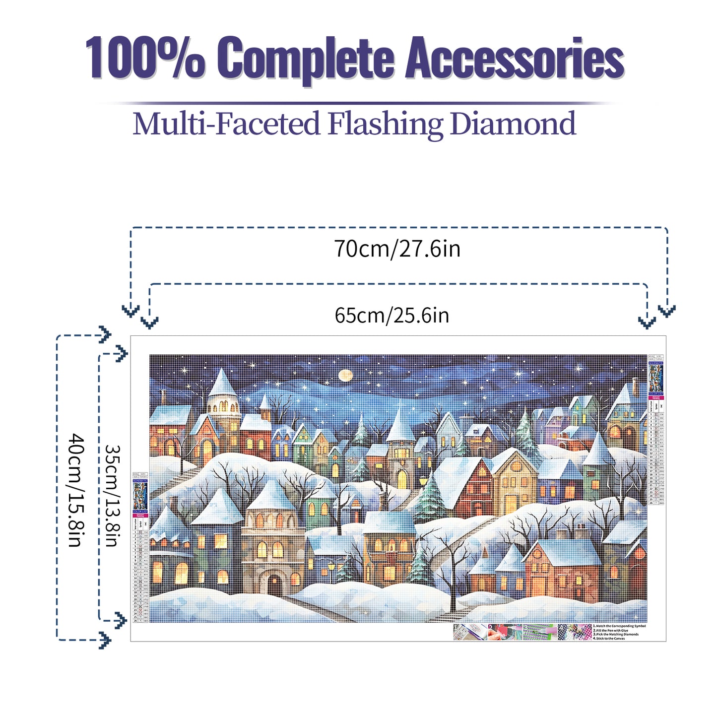 Igloo - Full Round Diamond Painting - 70x40cm