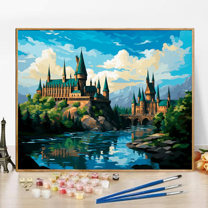 Castle - Paint by Numbers -50x40cm