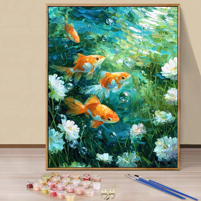 Goldfish- Paint by Numbers -40x50cm