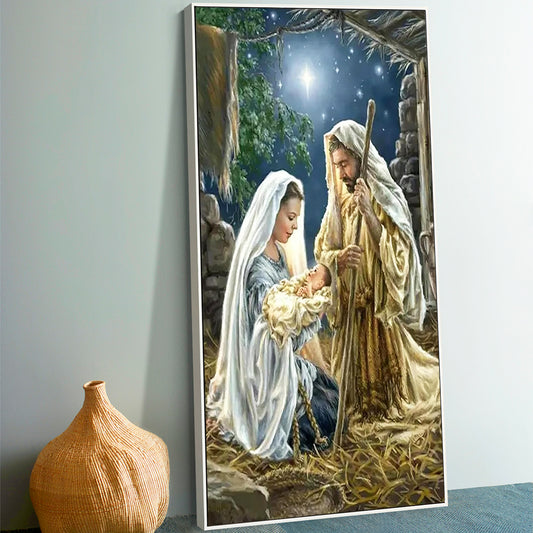 Jesus- Full Round Diamond Painting - 70x40cm