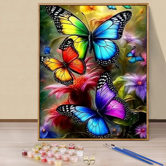 Butterfly Animal - Paint by Numbers -40x50cm