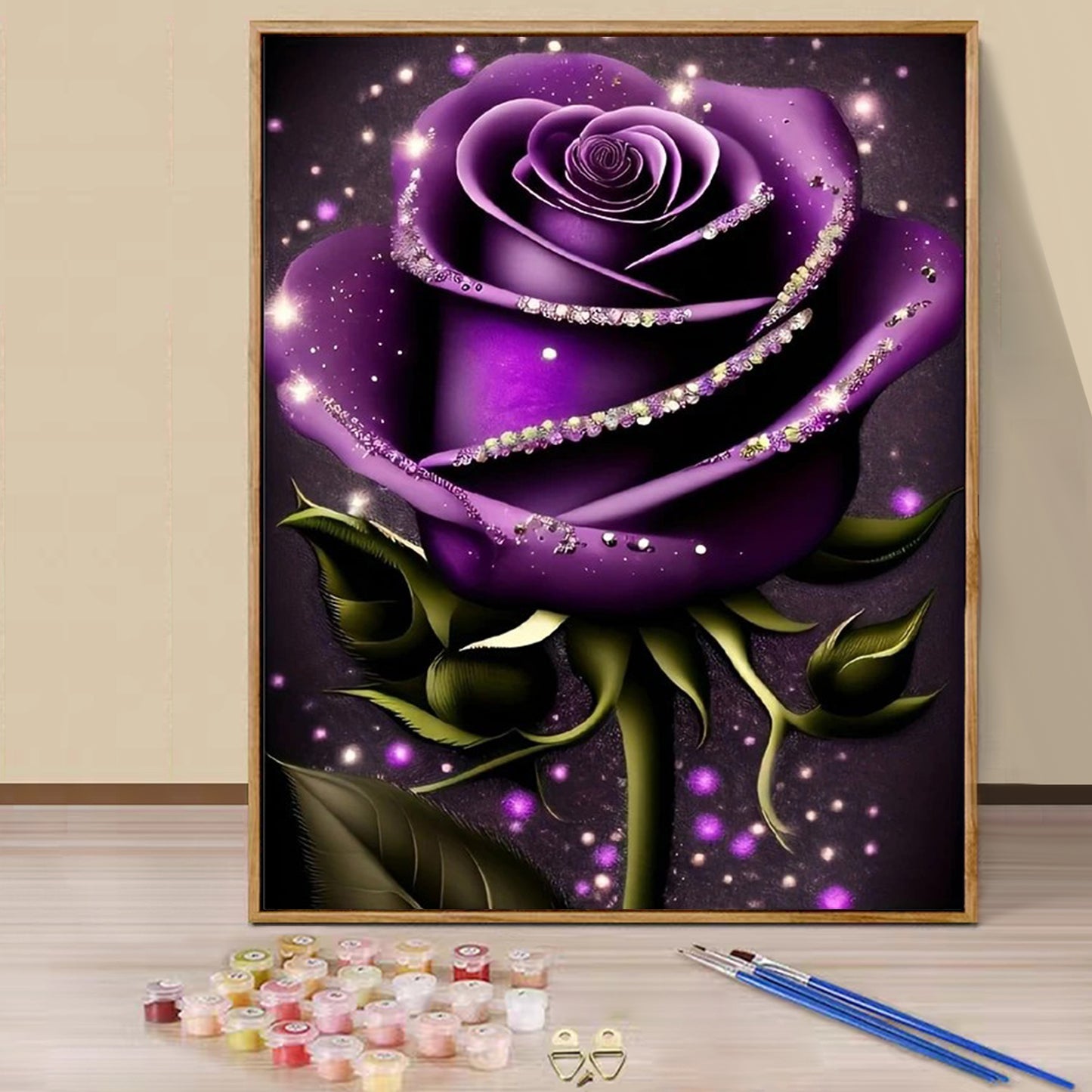 Rose- Paint by Numbers -40x50cm