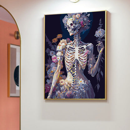 Skeleton Bride- Painting with Numbers -40x50cm