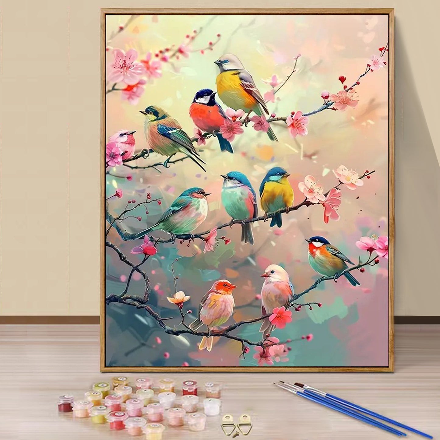 Bird- Paint by Numbers -40x50cm