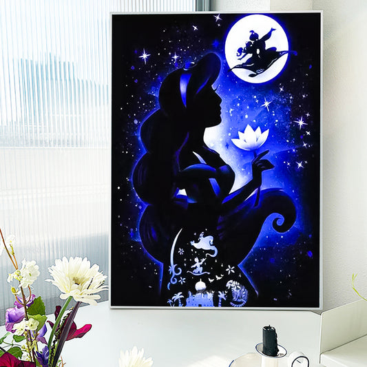 Disney princesses- Full Round Diamond Painting - 30x40cm