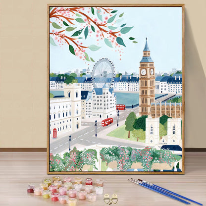 View of Europe - Paint by Numbers -40x50cm