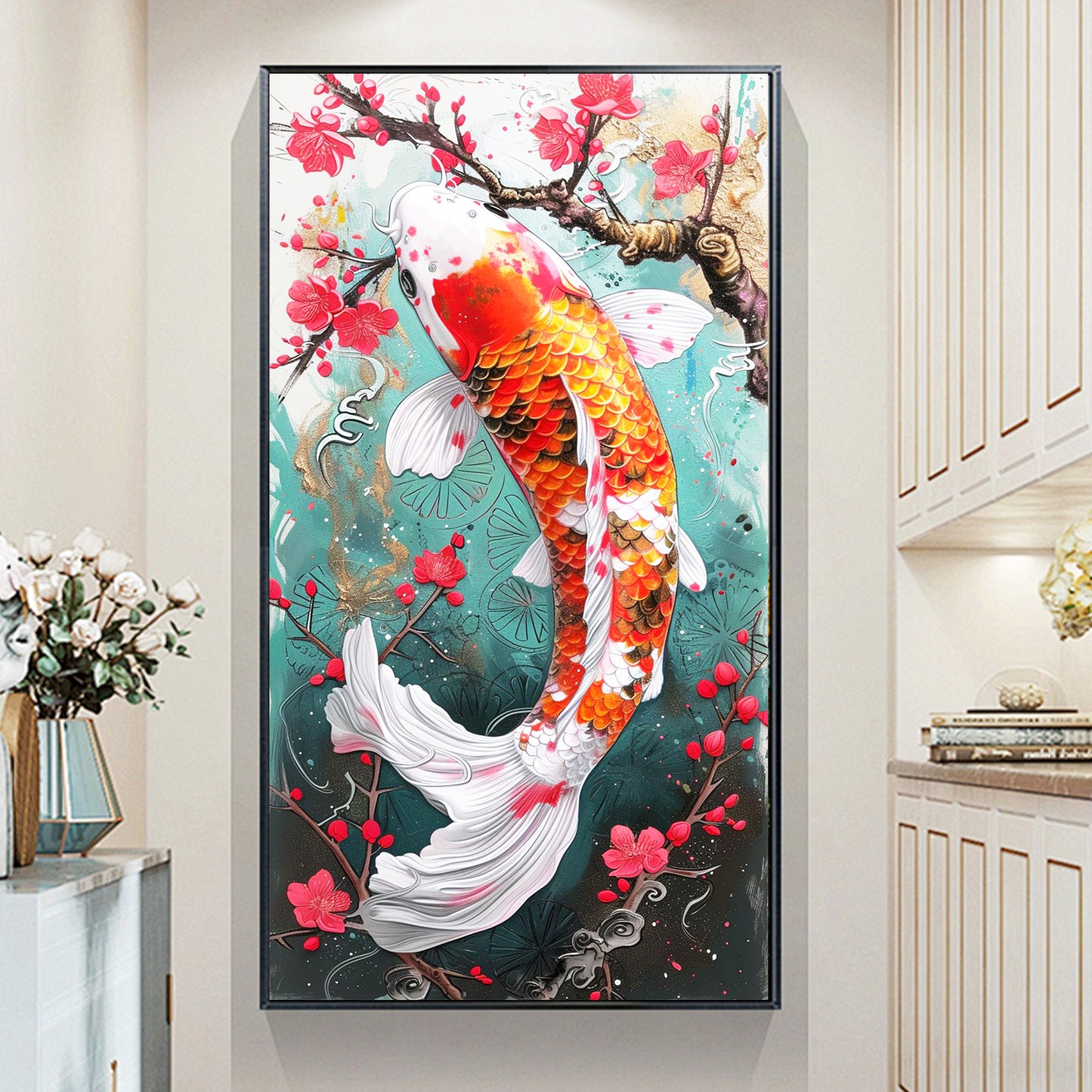 Goldfish - Full Round Diamond Painting - 70x40cm