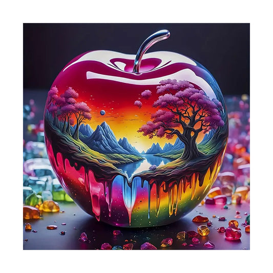 Apple Forest - Full Round Diamond Painting - 40x40cm