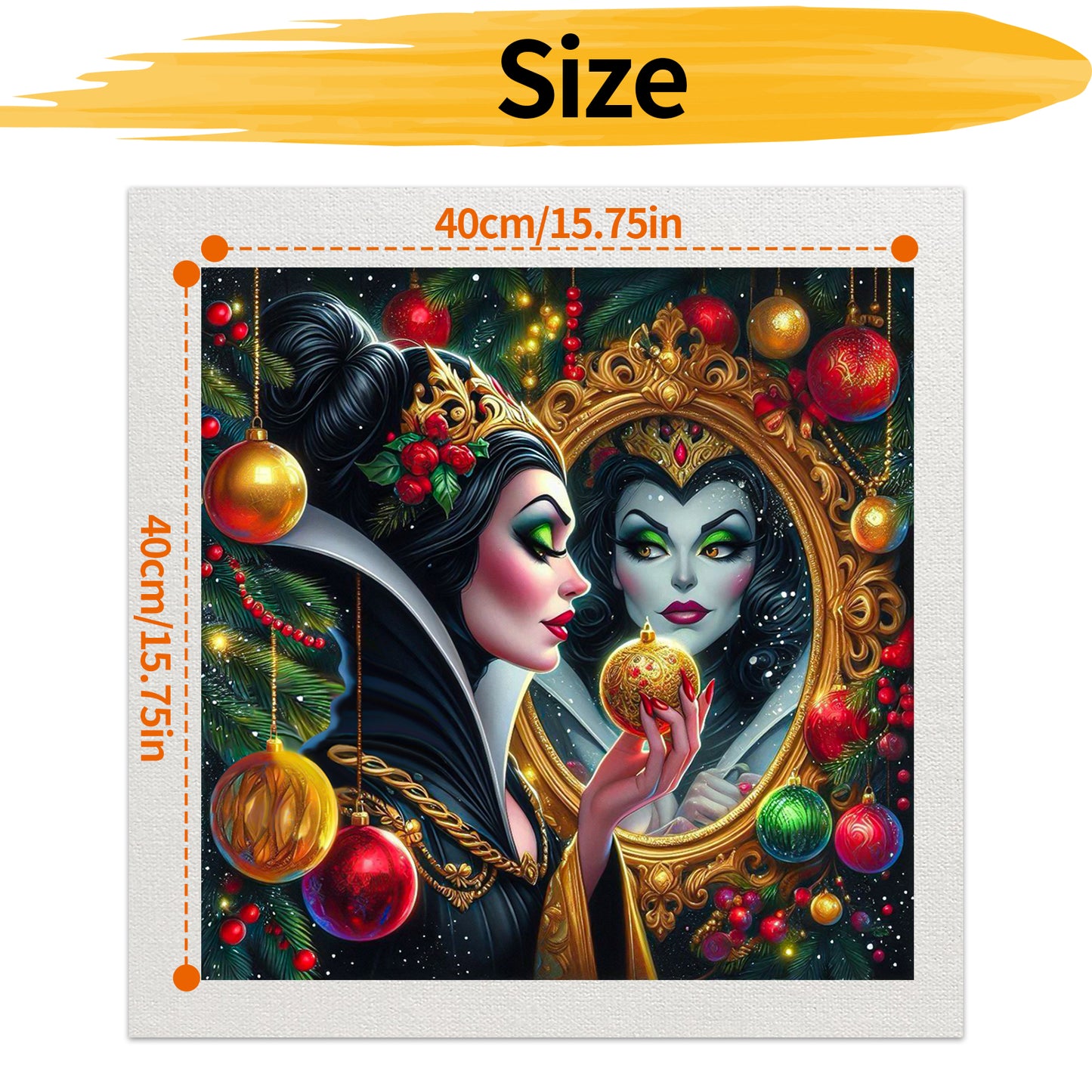 Witch - Painting by Numbers -40x40cm