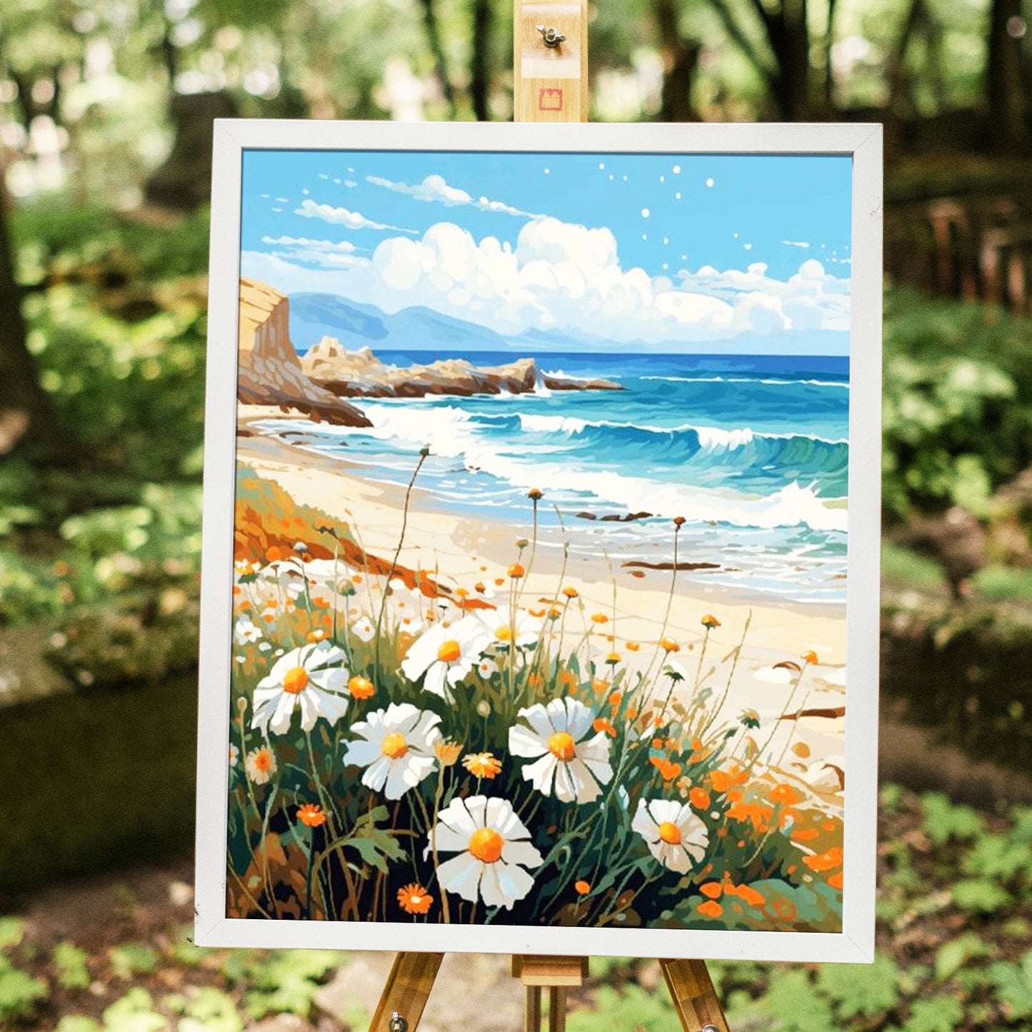 Seaside Flower - Painting with Numbers -40x50cm