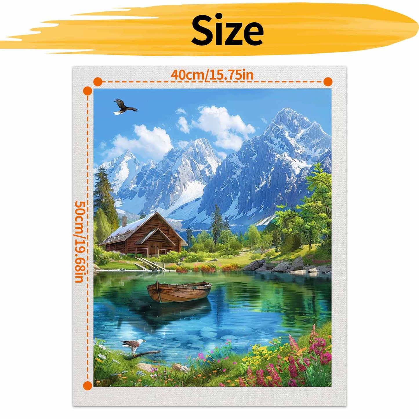 Hut- Paint by Numbers -40x50cm