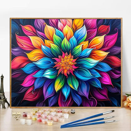 Flower - Paint by Numbers -50x40cm