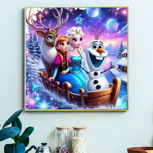 Frozen - Painting by Numbers -40x40cm