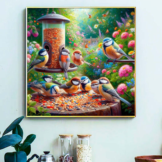 Bird - Painting by Numbers -40x40cm