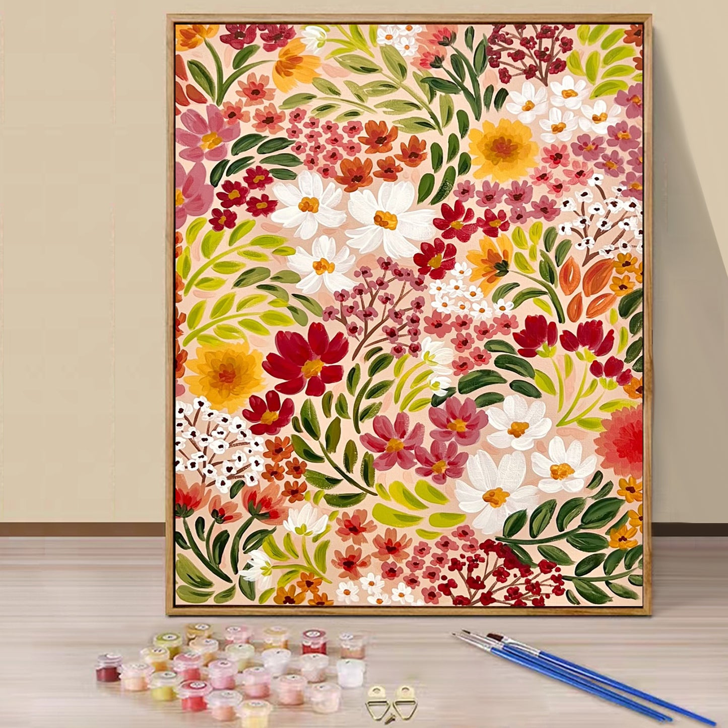 Flower- Paint by Numbers -40x50cm
