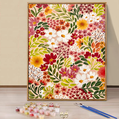 Flower- Paint by Numbers -40x50cm
