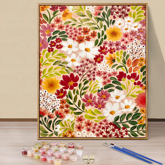 Flower- Paint by Numbers -40x50cm