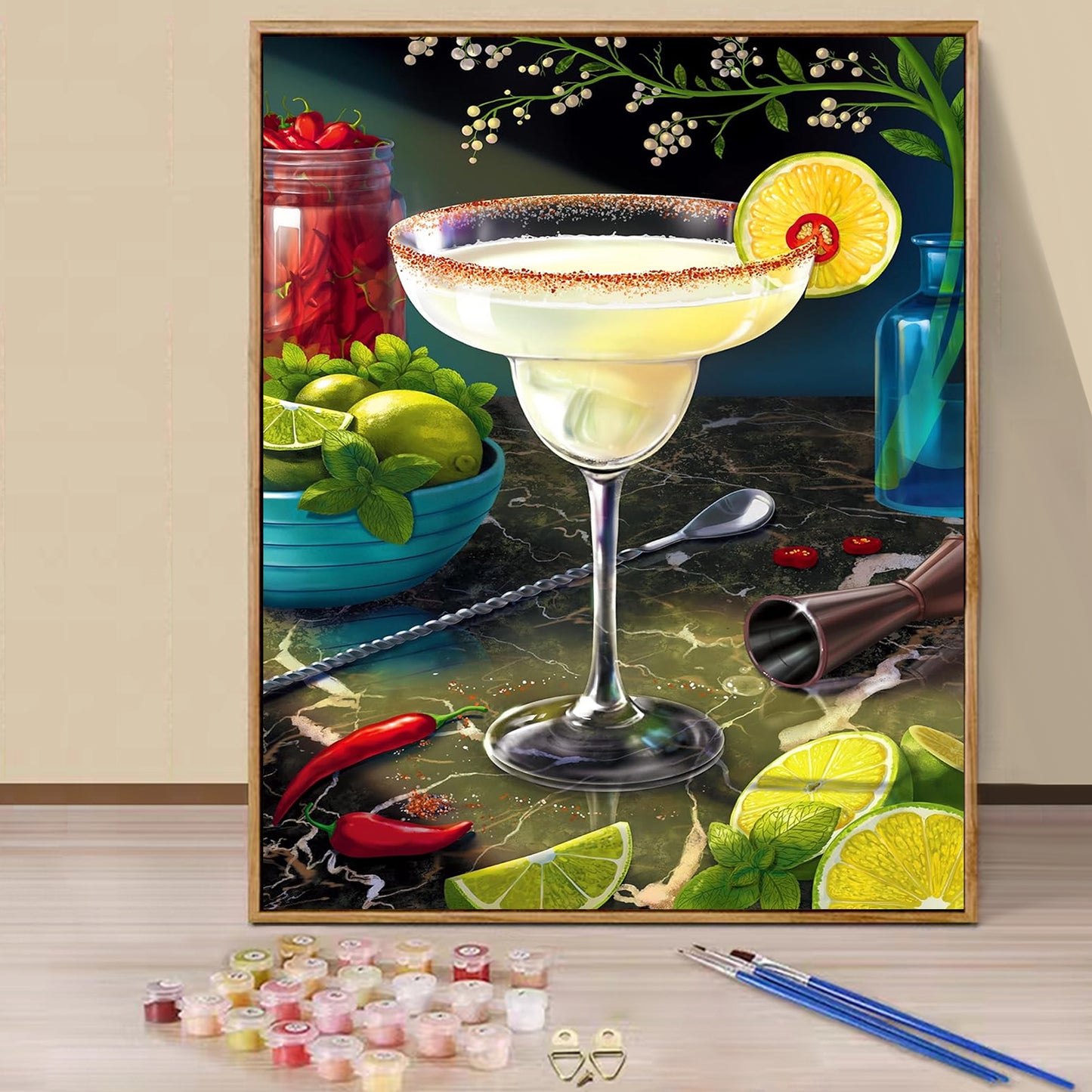 Cocktail- Paint by Numbers -40x50cm
