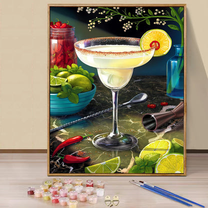 Cocktail- Paint by Numbers -40x50cm