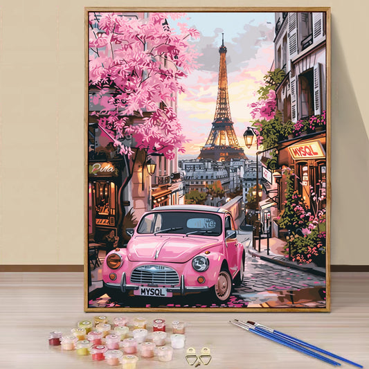 Car- Paint by Numbers -40x50cm