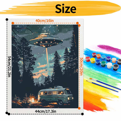 UFO  - Paint by Numbers -40x50cm