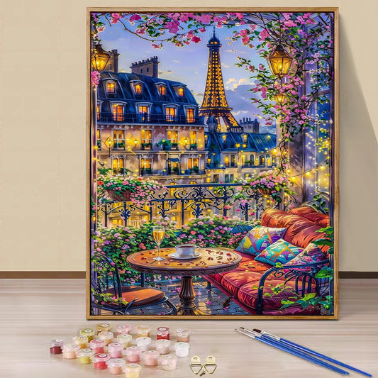 Small balcony - Paint by Numbers -40x50cm