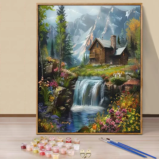 Cascade - Paint by Numbers -40x50cm