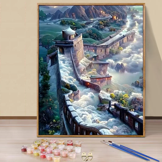 Great Wall - Paint by Numbers -40x50cm