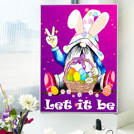 Let it be- Full Round Diamond Painting - 30x40cm