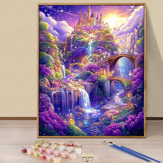 Elven kingdom - Paint by Numbers -40x50cm