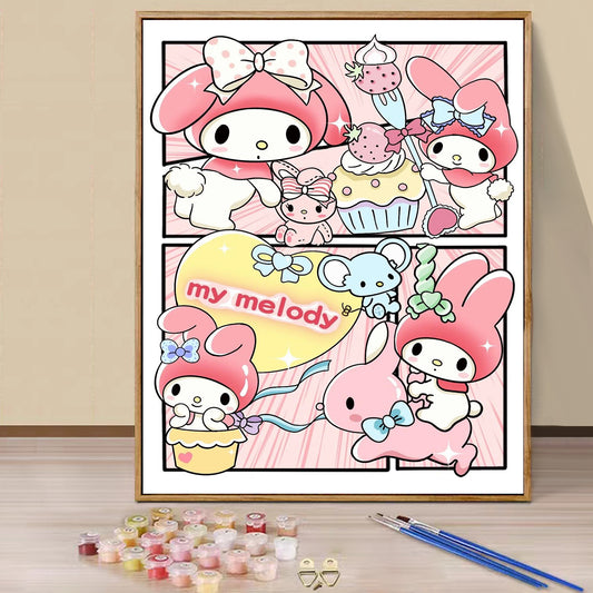 Melody- Paint by Numbers -40x50cm