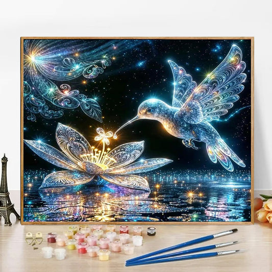 Hummingbird - Paint by Numbers -50x40cm