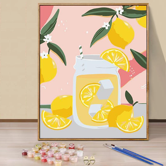 Lemon juice - Paint by Numbers -20x30cm