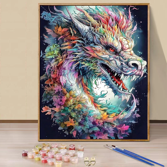 Dragon- Painting with Numbers -40x50cm