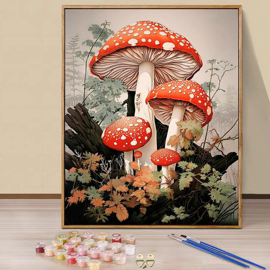 Mushroom  - Paint by Numbers -40x50cm