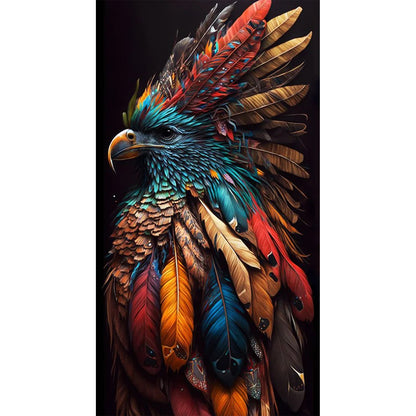 Parrot - Full Round Diamond Painting - 70x40cm