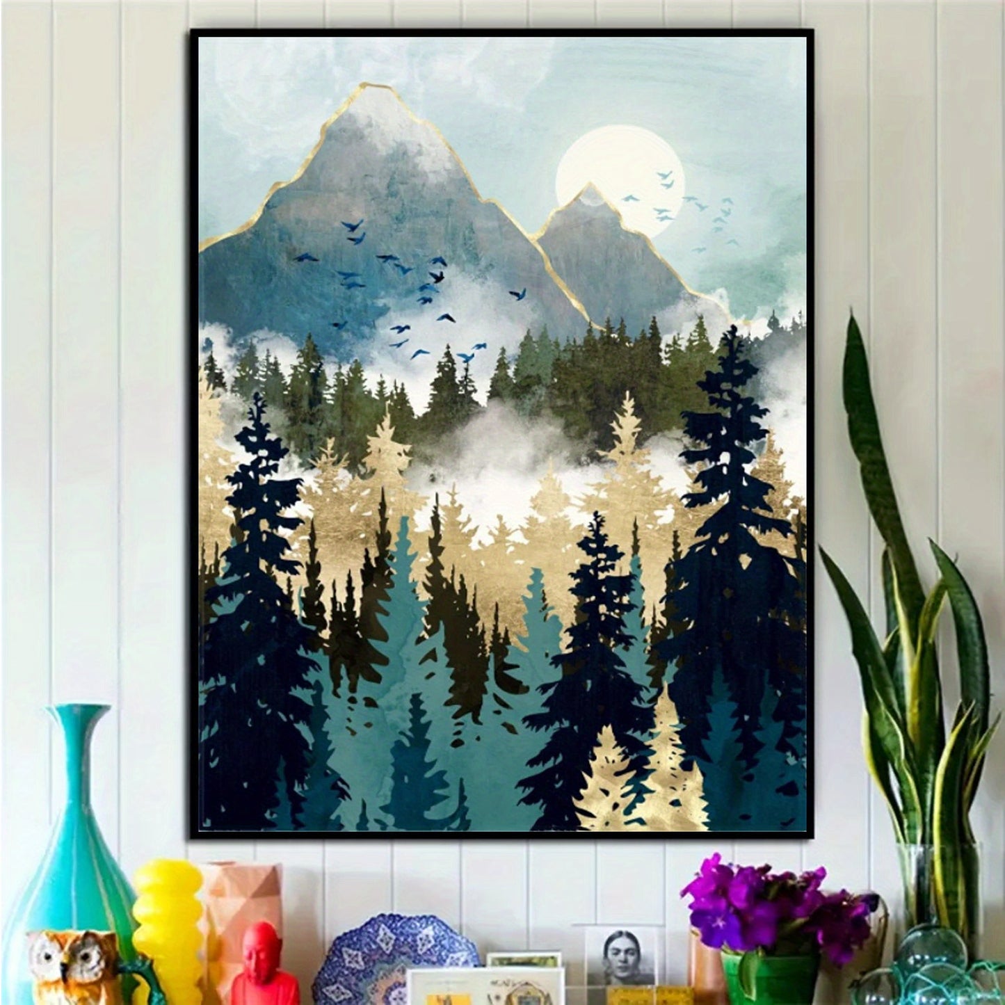 Mountain - Full Round Diamond Painting - 30x40cm