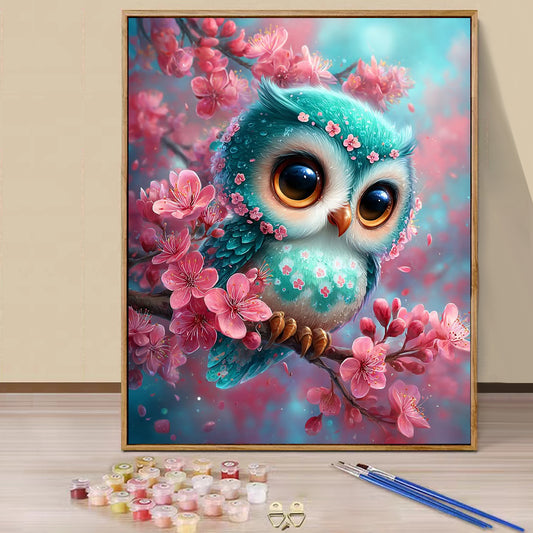 Owl- Paint by Numbers -40x50cm