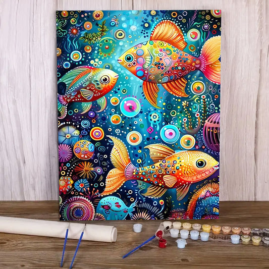 Fish  - Paint by Numbers -40x50cm