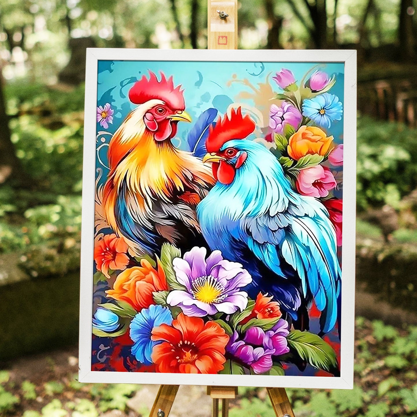 Rooster - Painting with Numbers -40x50cm