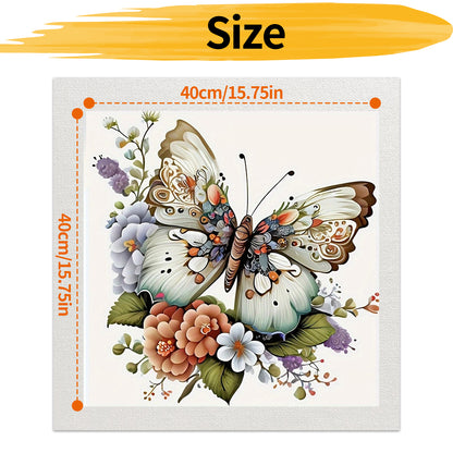 Butterfly- Paint by Numbers -40x40cm