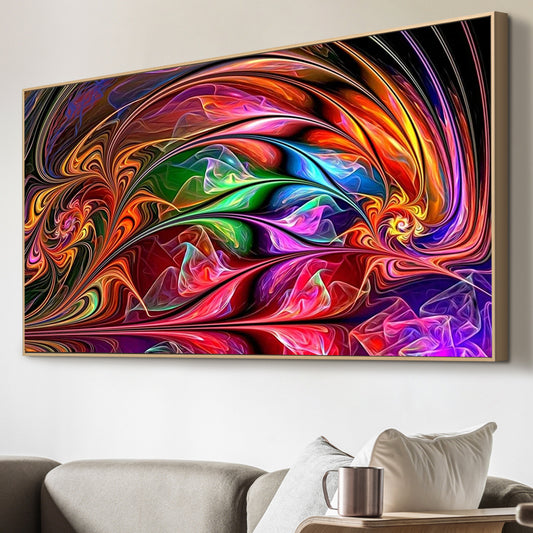 Abstract Flow - Full Round Diamond Painting - 70x40cm